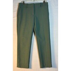 Ann Taylor Loft womens Marisa olive green ankle career pants 6 Petite